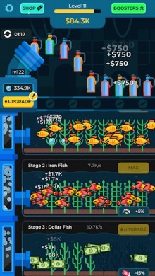 Idle Fish Aquarium (ВЗЛОМ, бесплатные покупки) скриншот №6