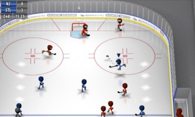 Stickman Ice Hockey [ВЗЛОМ много денег] v 1.7 скриншот №1