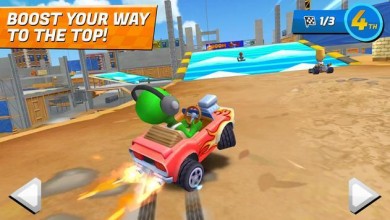 Boom Karts - Multiplayer Kart Racing (МОД, глупые боты/открыты все машины) скриншот №6