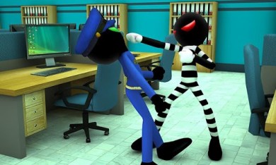 Stickman Bank Robbery Escape v 1.3 [ВЗЛОМ] скриншот №2