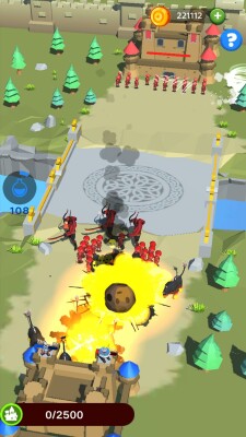 Draw Castle War screen 2