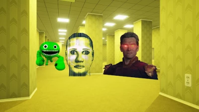 Nextbots In Backrooms: Shooter screen 3