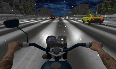 Русский мото гонщик 3D screenshot №6