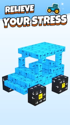Tap Out Убрать 3D кубики screen 3